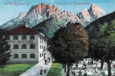 Postkarte Hotel Weiherbad